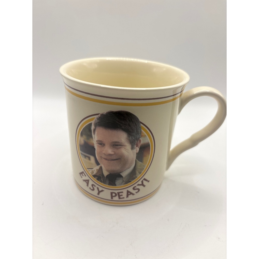 Loungefly Stranger Things Bob Newby Easy Peasy Ceramic Coffee Mug Cream 4 Inch